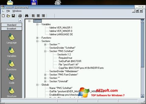 Screenshot NSIS per Windows 7