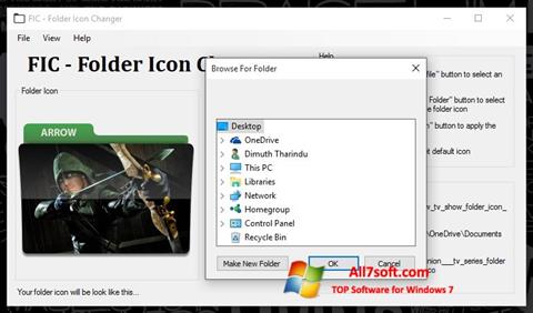 Screenshot Icon Changer per Windows 7