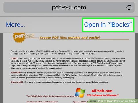 Screenshot Pdf995 per Windows 7