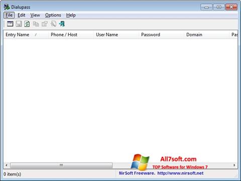 Screenshot Dialupass per Windows 7