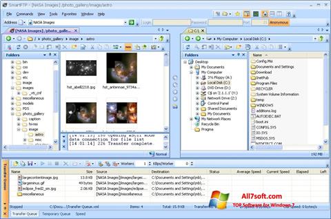 Screenshot SmartFTP per Windows 7