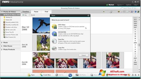 Screenshot Nero MediaHome per Windows 7