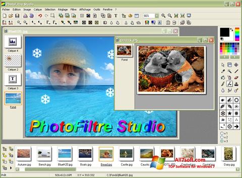 Screenshot PhotoFiltre per Windows 7