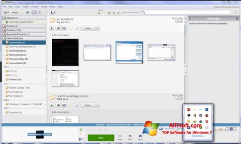 Screenshot Picasa per Windows 7