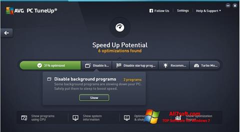 Screenshot AVG PC Tuneup per Windows 7