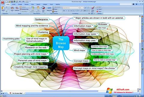 Screenshot MindManager per Windows 7
