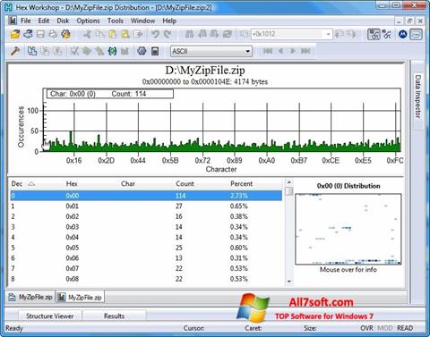 Screenshot Hex Workshop per Windows 7