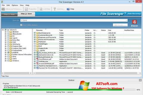 Screenshot File Scavenger per Windows 7