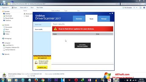 Screenshot DriverScanner per Windows 7