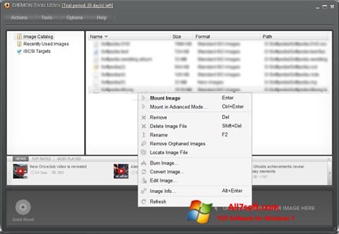 Screenshot DAEMON Tools Ultra per Windows 7