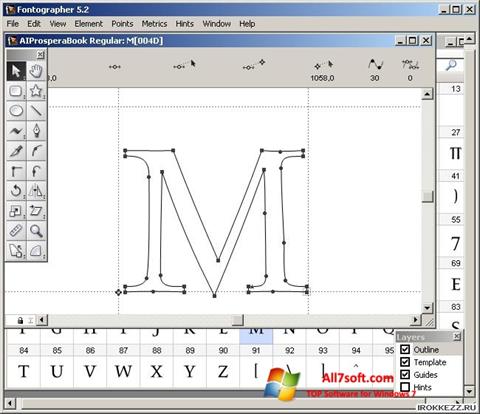 Screenshot Fontographer per Windows 7