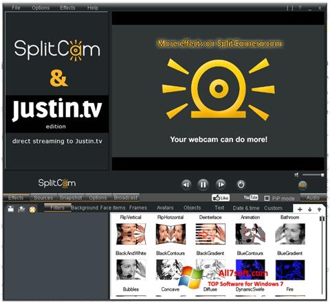 Screenshot SplitCam per Windows 7