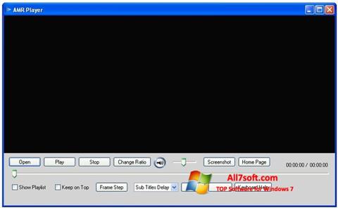 Screenshot AMR Player per Windows 7