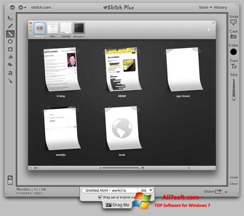 Screenshot Skitch per Windows 7