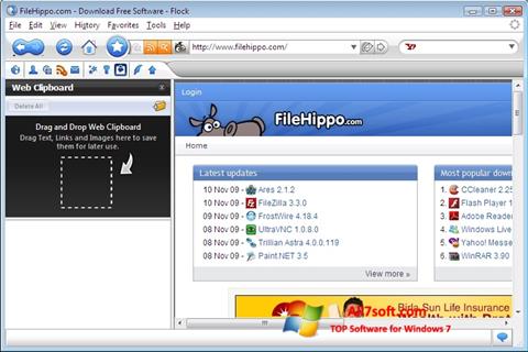 Screenshot Flock per Windows 7