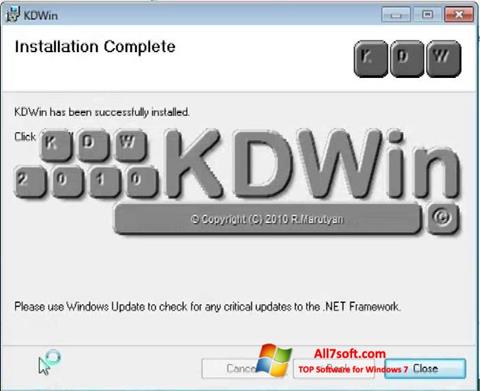 Screenshot KDWin per Windows 7