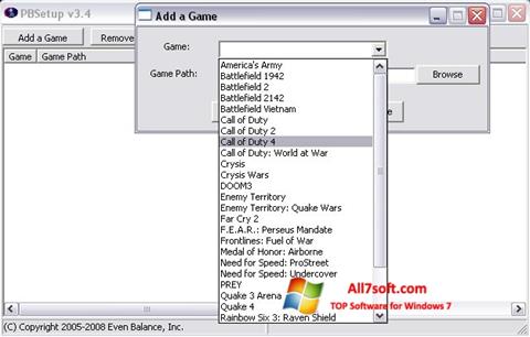 Screenshot PunkBuster per Windows 7