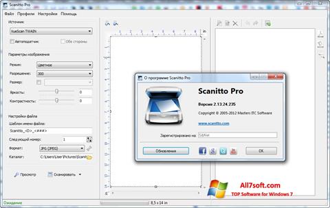 Screenshot Scanitto Pro per Windows 7