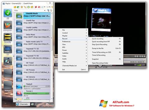 Screenshot SimpleTV per Windows 7