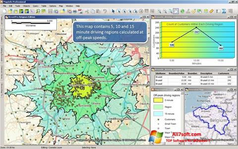 Screenshot MapInfo Professional per Windows 7
