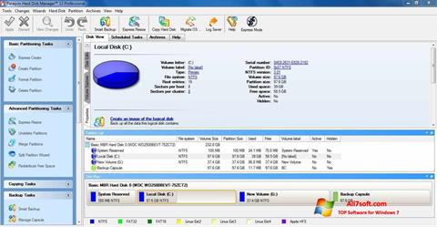 Screenshot Paragon Hard Disk Manager per Windows 7