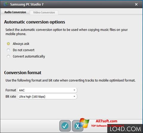 Screenshot Samsung PC Studio per Windows 7