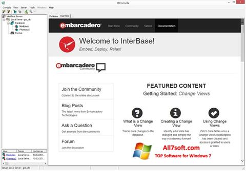 Screenshot InterBase per Windows 7