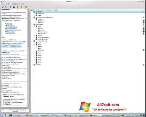Screenshot Mumble per Windows 7
