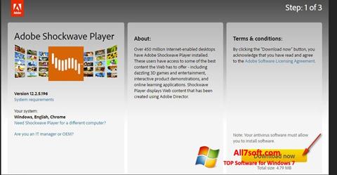 Screenshot Shockwave Player per Windows 7