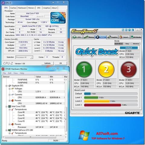 Screenshot EasyTune per Windows 7
