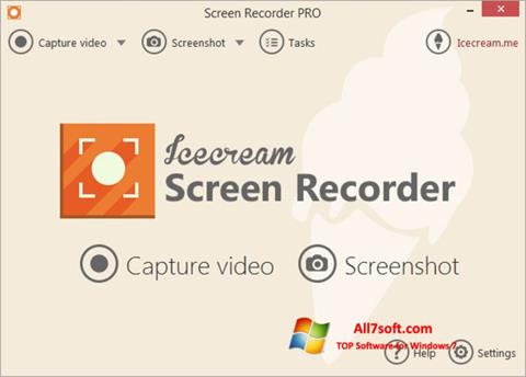 Screenshot Icecream Screen Recorder per Windows 7