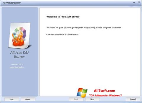 Screenshot ISO Burner per Windows 7