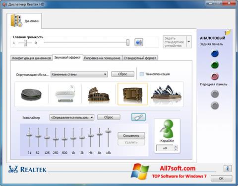 Screenshot Realtek AC97 Audio Driver per Windows 7