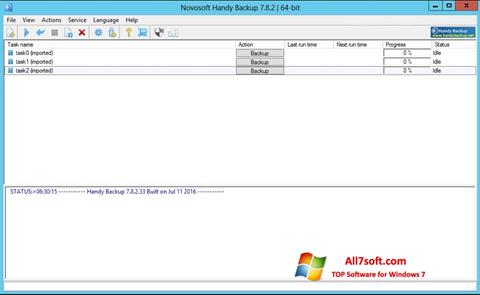 Screenshot Handy Backup per Windows 7