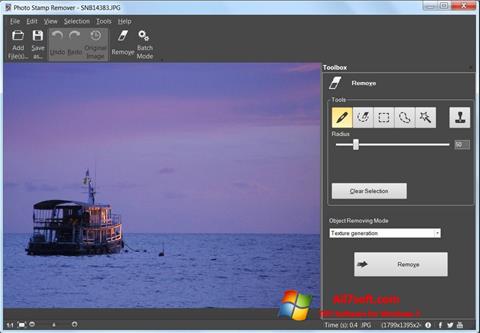 Screenshot Photo Stamp Remover per Windows 7