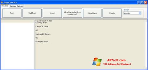 Screenshot SuperOneClick per Windows 7