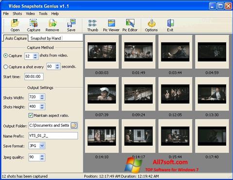 Screenshot SnapShot per Windows 7