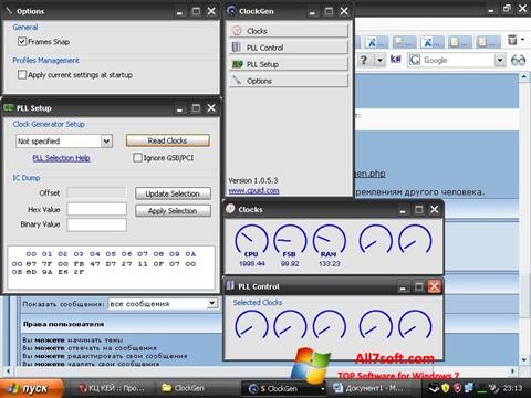 Screenshot ClockGen per Windows 7