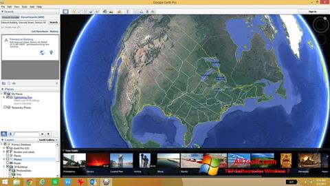 Screenshot Google Earth per Windows 7
