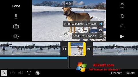 Screenshot iMovie per Windows 7