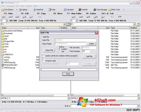 Screenshot File Master per Windows 7