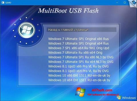 Screenshot MultiBoot USB per Windows 7