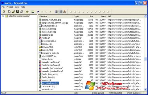 Screenshot Teleport Pro per Windows 7