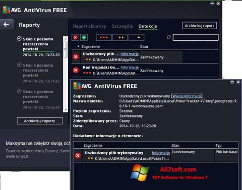 Screenshot AVG AntiVirus Free per Windows 7
