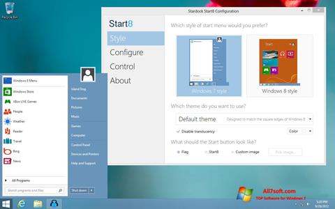 Screenshot Start8 per Windows 7