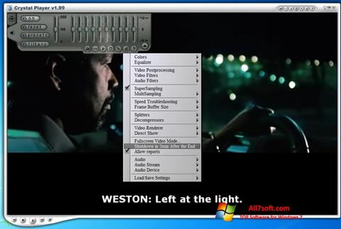 Screenshot Crystal Player per Windows 7