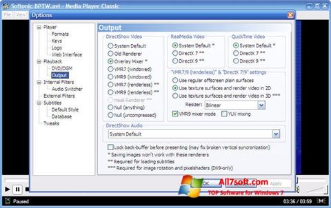 Screenshot Media Player Classic per Windows 7