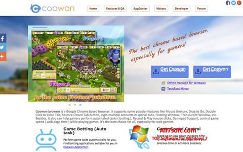 Screenshot Coowon Browser per Windows 7