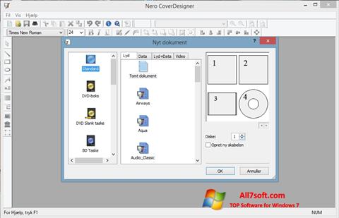 Screenshot Nero Cover Designer per Windows 7