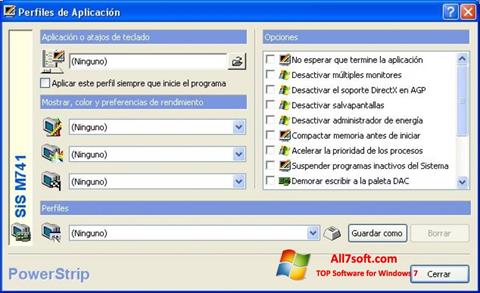 Screenshot PowerStrip per Windows 7